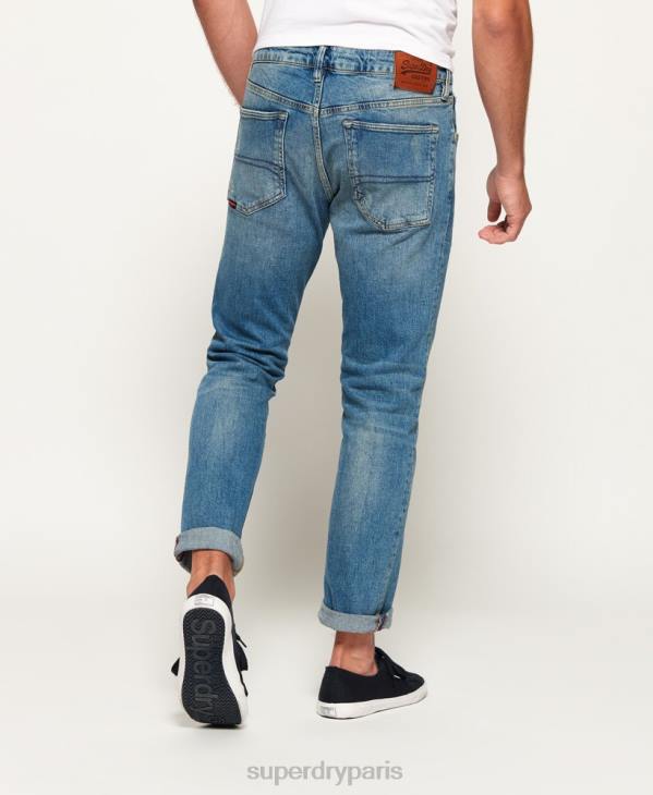 Superdry Hommes jean droit daman D64Z1234 vêtements jeans