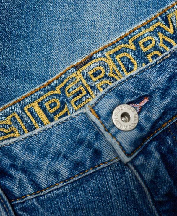 Superdry Hommes jean droit daman D64Z1234 vêtements jeans