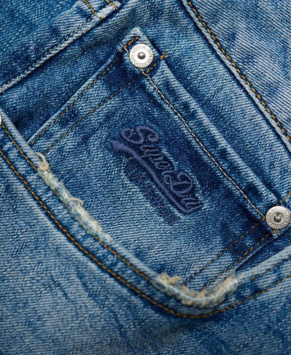 Superdry Hommes jean droit daman D64Z1234 vêtements jeans