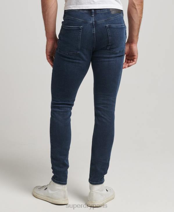 Superdry Hommes jean skinny vintage D64Z1206 vêtements bleu foncé