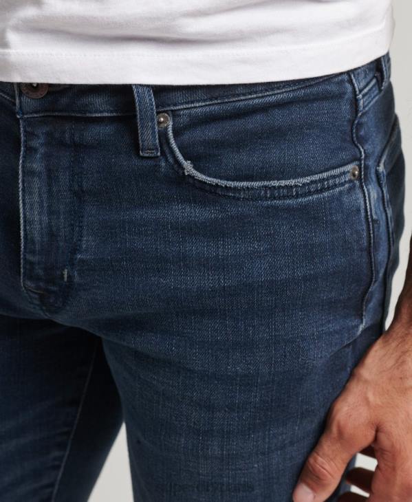 Superdry Hommes jean skinny vintage D64Z1206 vêtements bleu foncé