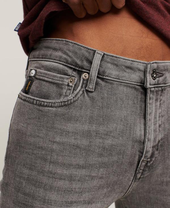 Superdry Hommes jean skinny vintage D64Z1213 vêtements gris