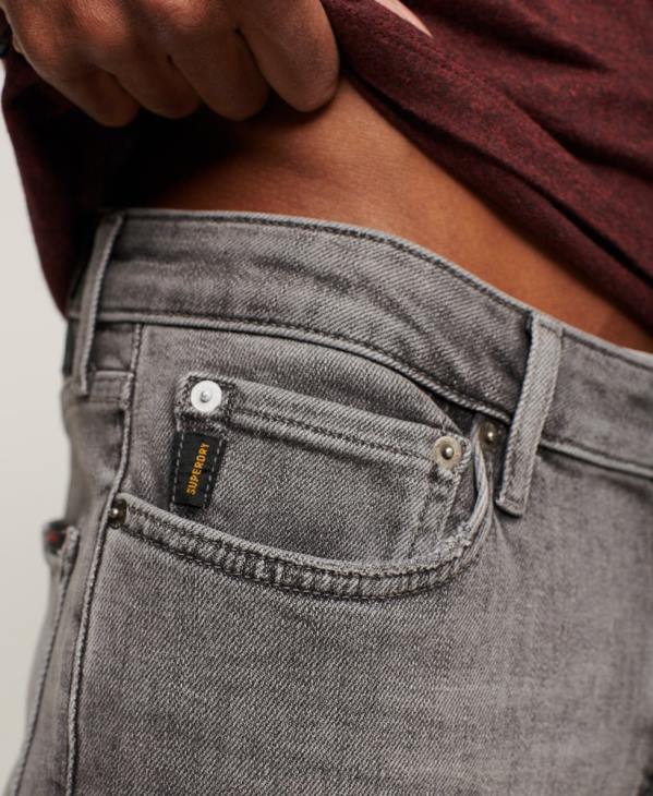 Superdry Hommes jean skinny vintage D64Z1213 vêtements gris