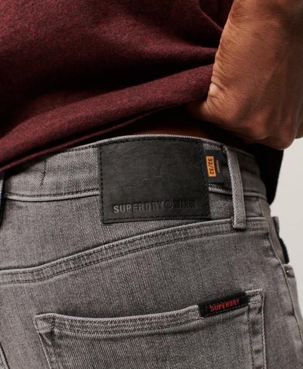 Superdry Hommes jean skinny vintage D64Z1213 vêtements gris