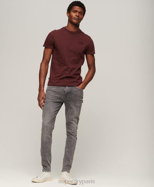 Superdry Hommes jean skinny vintage D64Z1213 vêtements gris