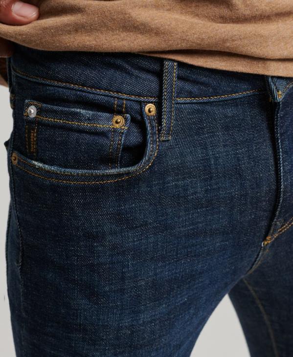 Superdry Hommes jean skinny vintage D64Z1216 vêtements bleu