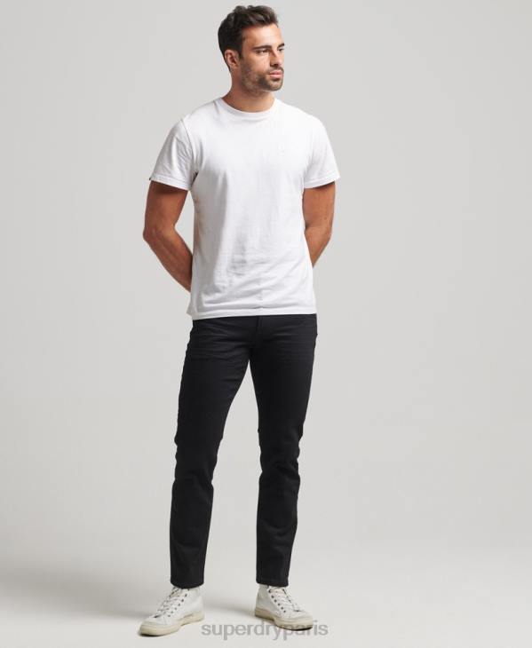 Superdry Hommes jean slim en coton bio D64Z1212 vêtements noir