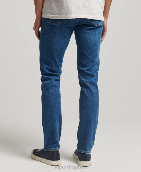 Superdry Hommes jean slim en coton bio D64Z1220 vêtements bleu clair