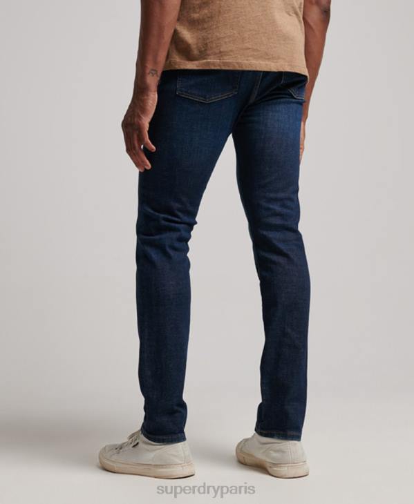 Superdry Hommes jean slim en coton bio D64Z1224 vêtements bleu
