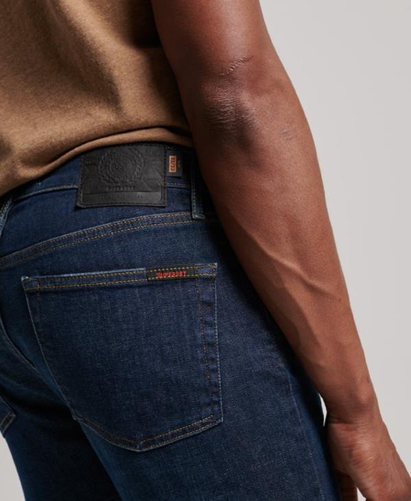 Superdry Hommes jean slim en coton bio D64Z1224 vêtements bleu