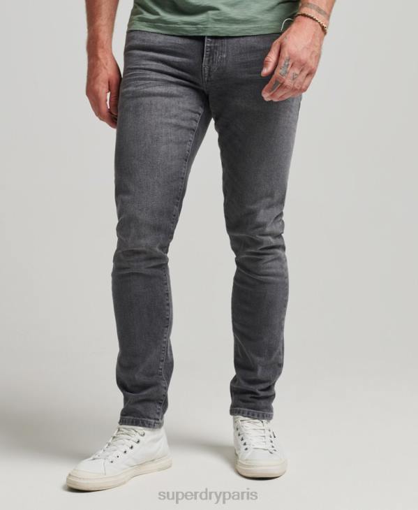 Superdry Hommes jean slim en coton bio D64Z1230 vêtements gris