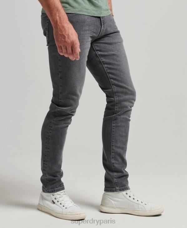 Superdry Hommes jean slim en coton bio D64Z1230 vêtements gris
