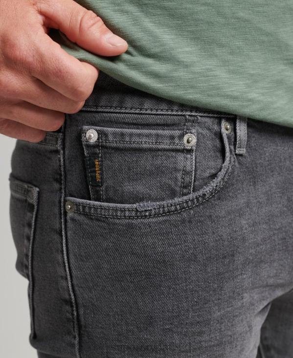 Superdry Hommes jean slim en coton bio D64Z1230 vêtements gris