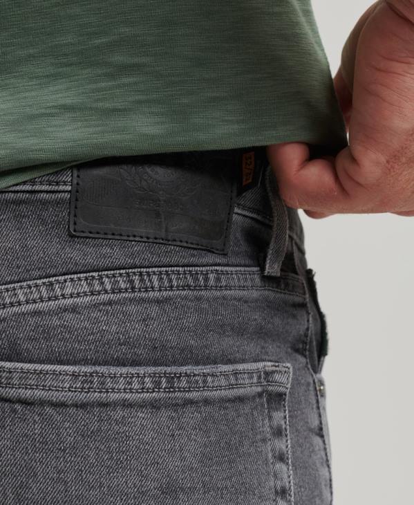 Superdry Hommes jean slim en coton bio D64Z1230 vêtements gris