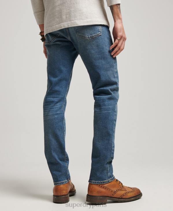 Superdry Hommes magasin marchand - jeans slim bio D64Z1217 vêtements bleu