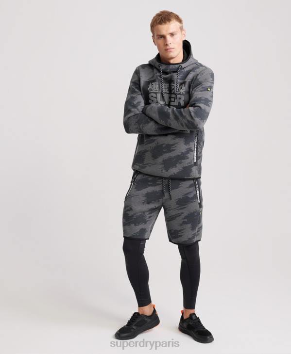 Superdry Hommes legging de compression floqué performant D64Z1441 vêtements noir