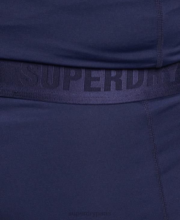 Superdry Hommes leggings couche de base D64Z1383 vêtements marine