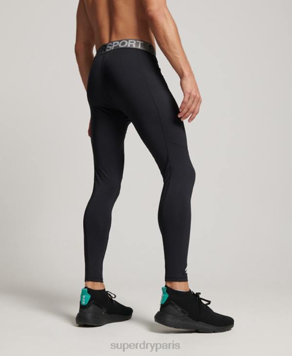 Superdry Hommes leggings serrés sur toute la longueur D64Z1420 vêtements noir