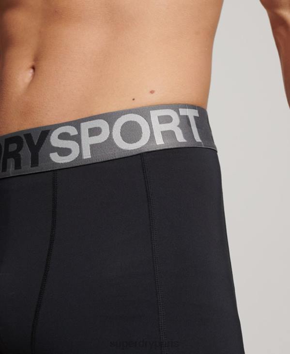 Superdry Hommes leggings serrés sur toute la longueur D64Z1420 vêtements noir