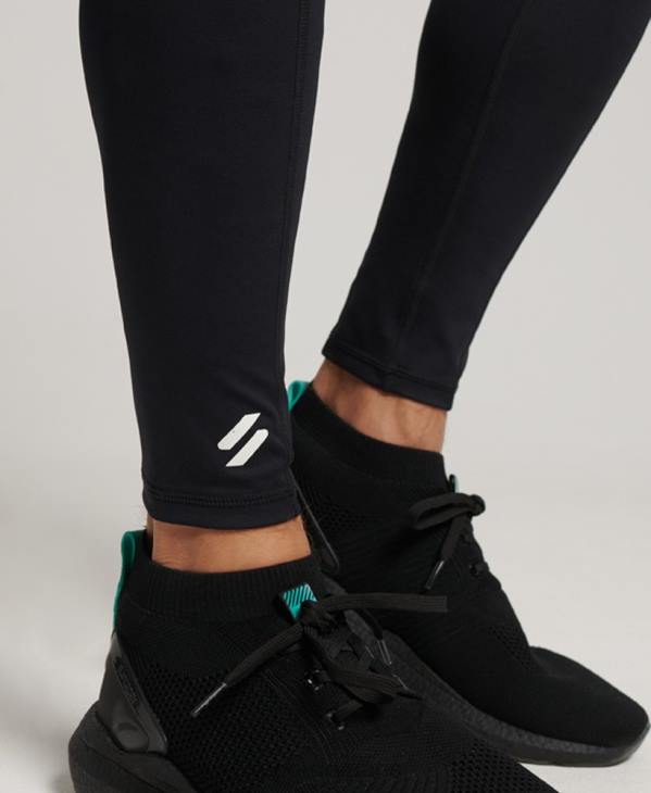 Superdry Hommes leggings serrés sur toute la longueur D64Z1420 vêtements noir