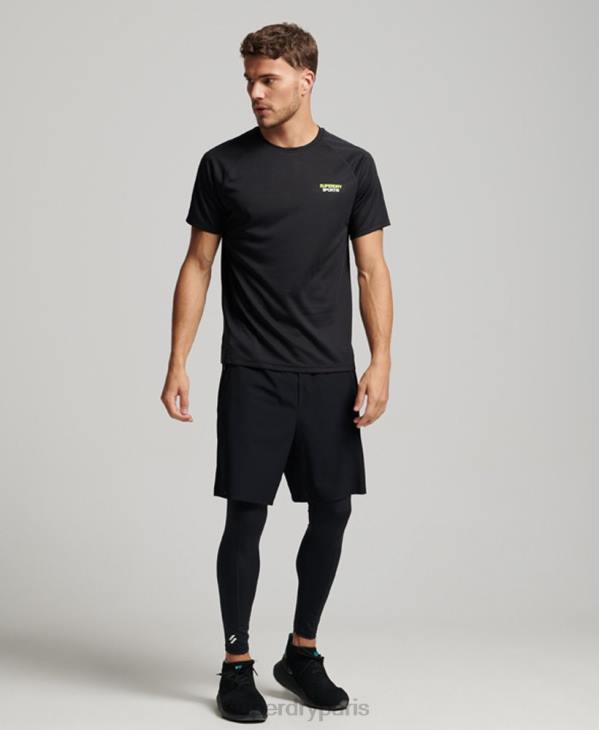 Superdry Hommes leggings serrés sur toute la longueur D64Z1420 vêtements noir