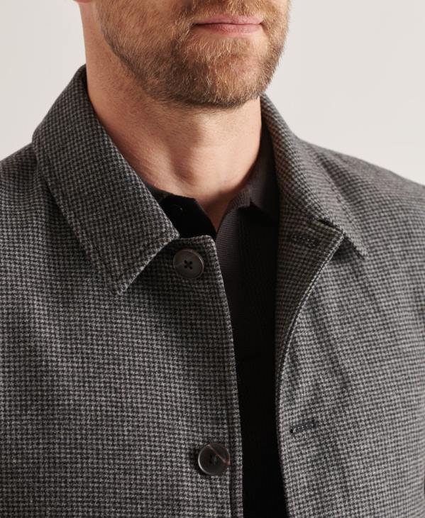 Superdry Hommes caban en laine légère studios D64Z4624 vêtements gris