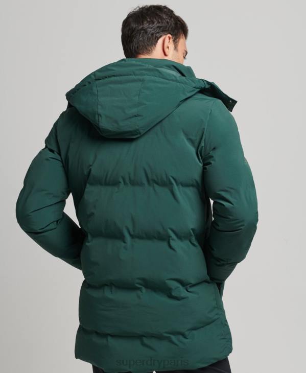 Superdry Hommes doudoune carrée D64Z4543 vêtements vert
