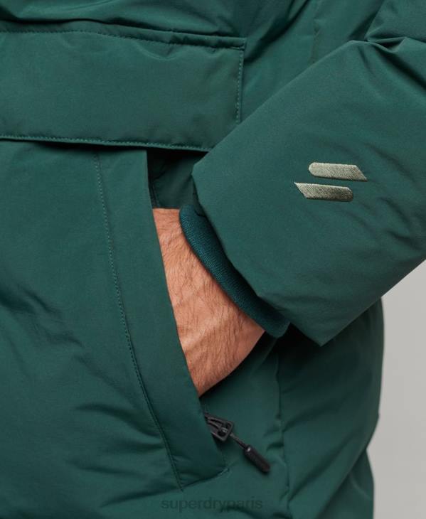 Superdry Hommes doudoune carrée D64Z4543 vêtements vert