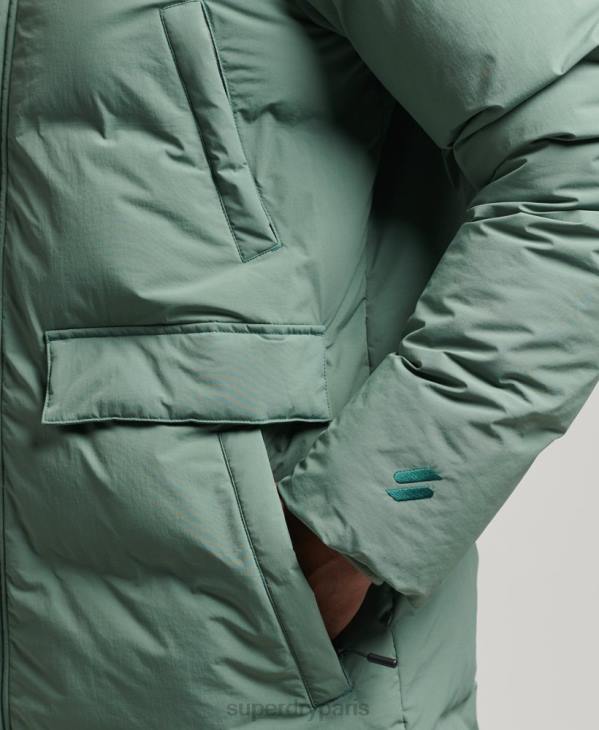 Superdry Hommes doudoune carrée D64Z4641 vêtements vert