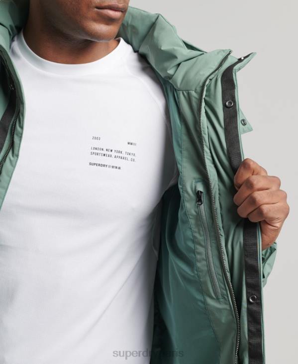 Superdry Hommes doudoune carrée D64Z4641 vêtements vert