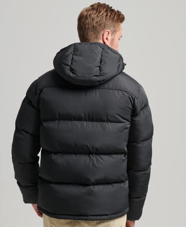 Superdry Hommes doudoune courte D64Z1056 vêtements noir
