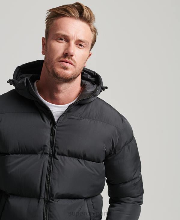 Superdry Hommes doudoune courte D64Z1056 vêtements noir