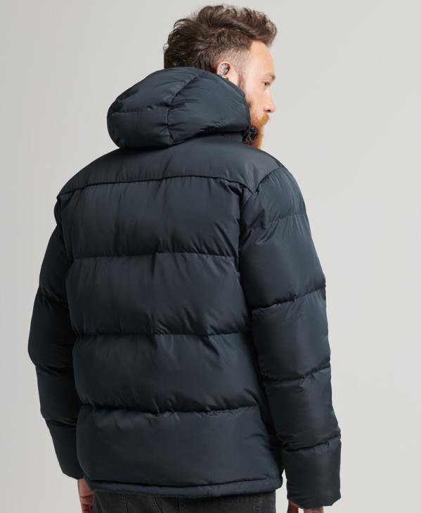 Superdry Hommes doudoune courte D64Z988 vêtements marine