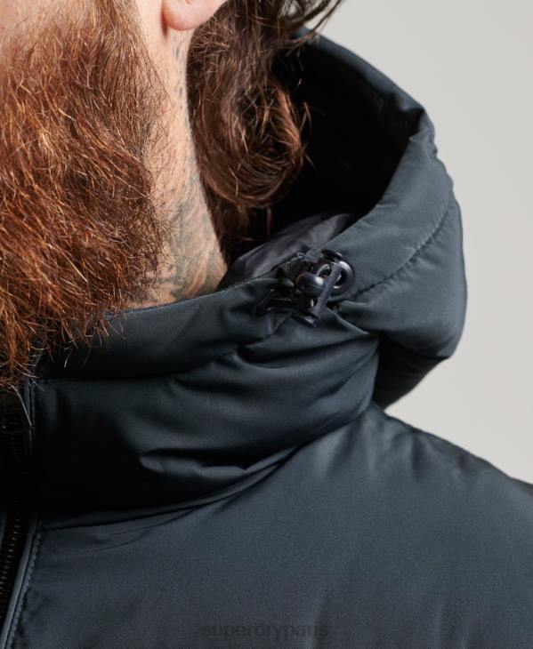 Superdry Hommes doudoune courte D64Z988 vêtements marine