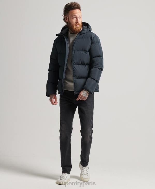 Superdry Hommes doudoune courte D64Z988 vêtements marine