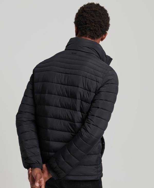 Superdry Hommes doudoune courte légère D64Z1029 vêtements noir