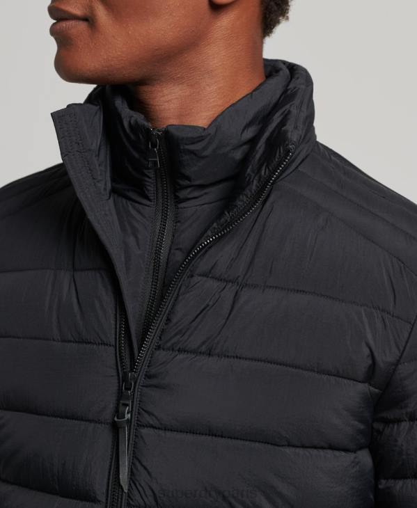 Superdry Hommes doudoune courte légère D64Z1029 vêtements noir