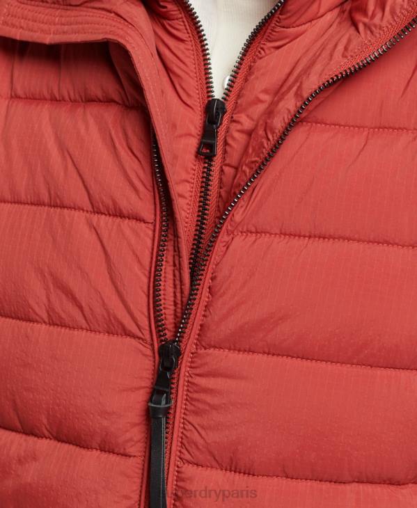 Superdry Hommes doudoune courte légère D64Z959 vêtements brun