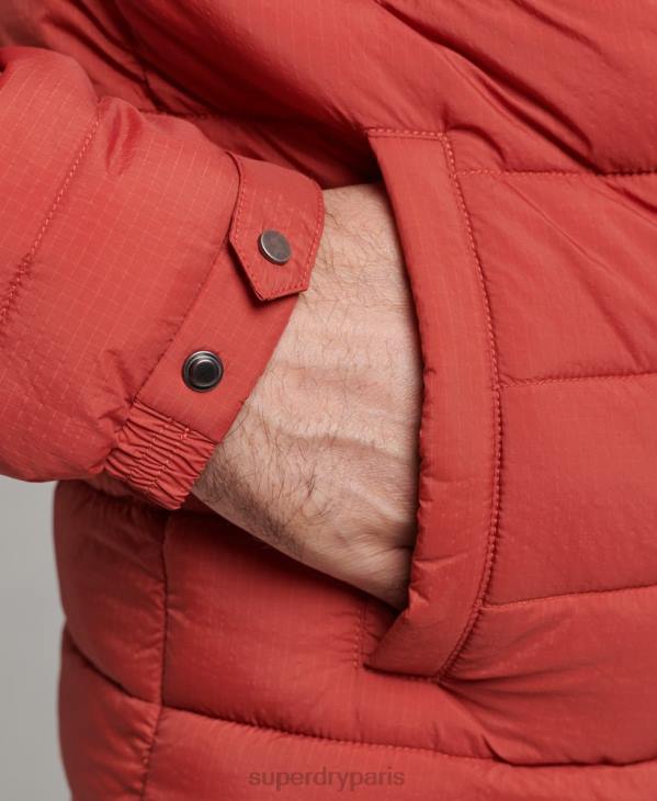 Superdry Hommes doudoune courte légère D64Z959 vêtements brun