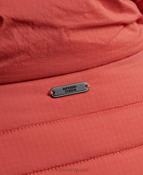 Superdry Hommes doudoune courte légère D64Z959 vêtements brun