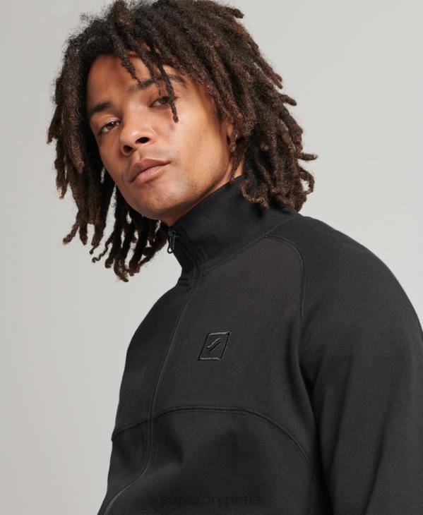 Superdry Hommes haut de survêtement technique D64Z5087 vêtements noir