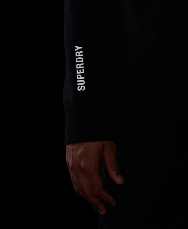 Superdry Hommes haut de survêtement technique D64Z5087 vêtements noir