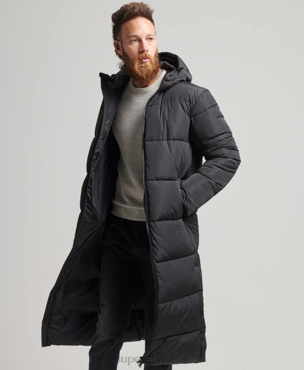 Superdry Hommes manteau de couette super studios D64Z1012 vêtements noir