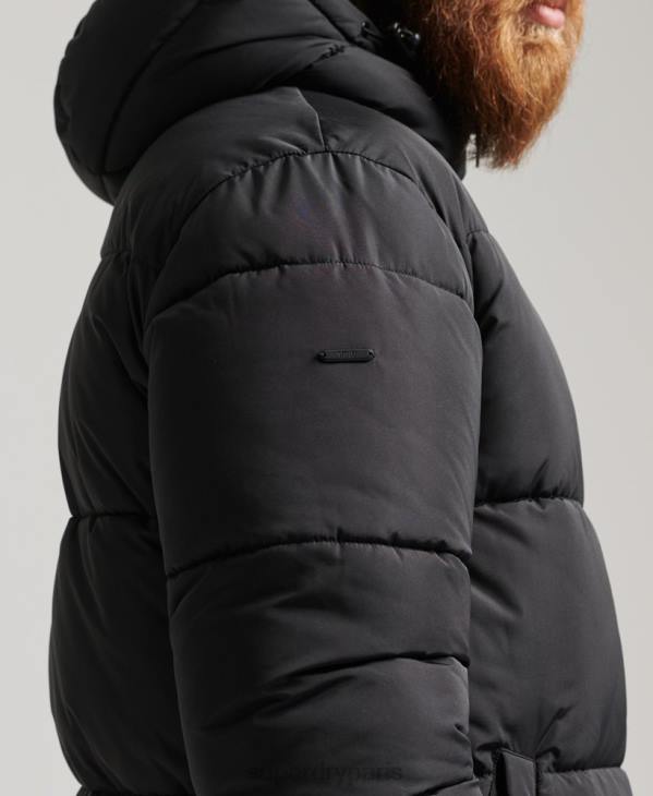 Superdry Hommes manteau de couette super studios D64Z1012 vêtements noir