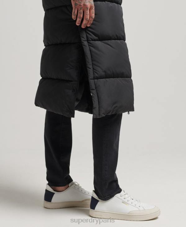 Superdry Hommes manteau de couette super studios D64Z1012 vêtements noir