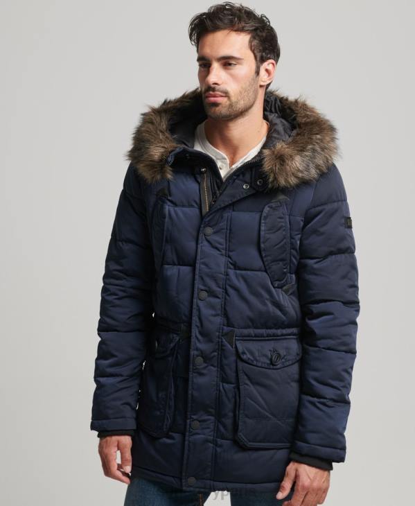 Superdry Hommes parka en chinook D64Z4514 vêtements marine
