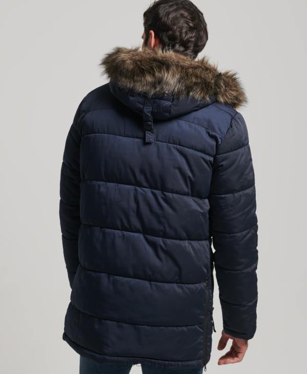 Superdry Hommes parka en chinook D64Z4514 vêtements marine
