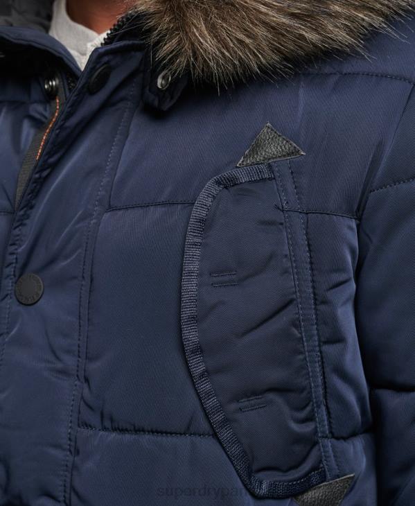 Superdry Hommes parka en chinook D64Z4514 vêtements marine