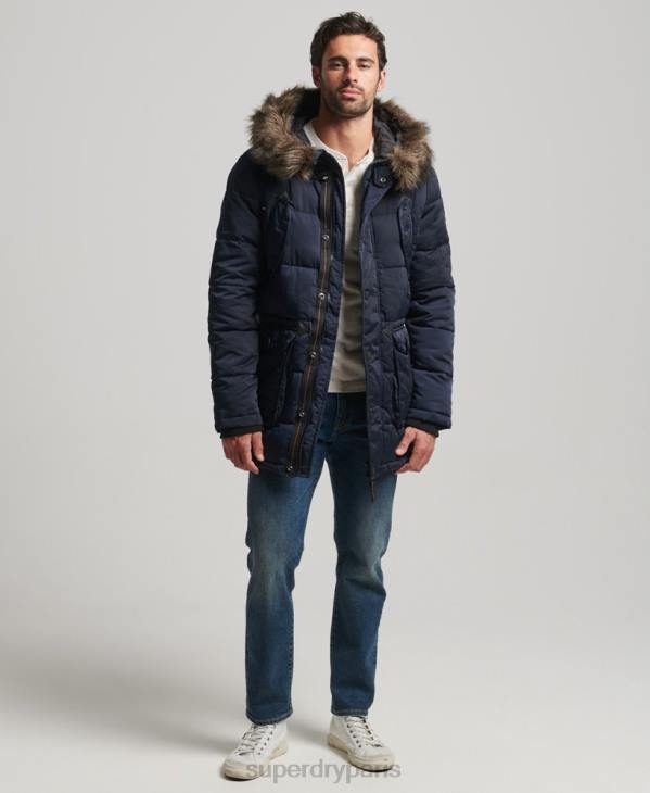 Superdry Hommes parka en chinook D64Z4514 vêtements marine