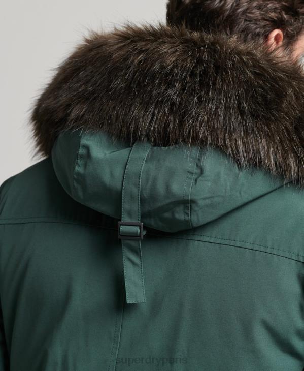 Superdry Hommes parka en duvet rookie D64Z4525 vêtements vert